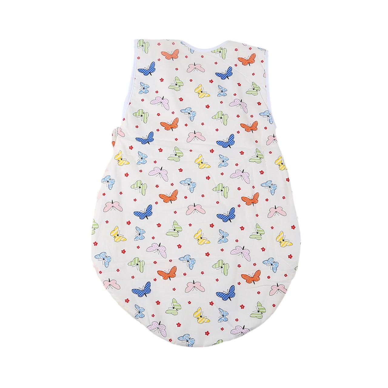 Poza Sac Dormit Toamna - Iarna Alb, Bumbac, Fluturi - BL001 [2]