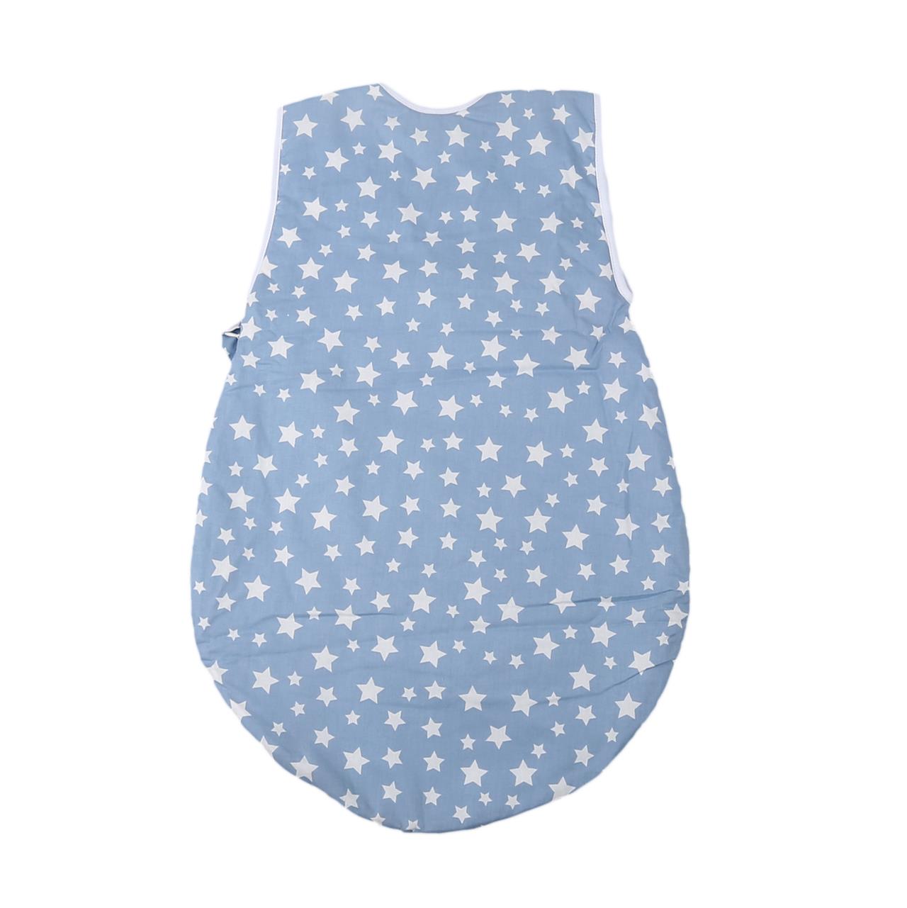 Poza Sac Dormit Alb/Albastru, Bumbac, Stele - BL002 [2]