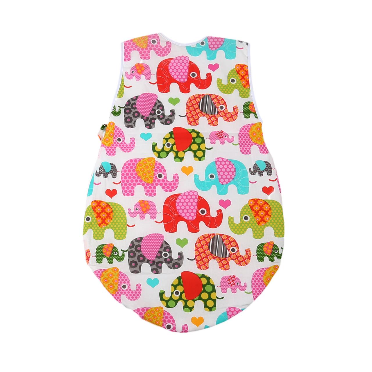 Poza Sac Dormit Alb, Bumbac, Elefant - BL003 [2]