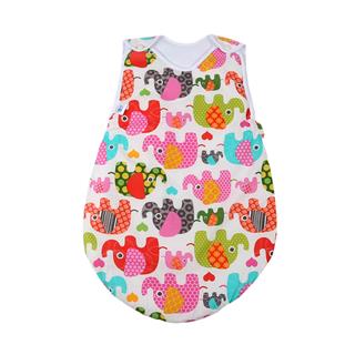 Poza Sac Dormit Alb, Bumbac, Elefant - BL003 [1]