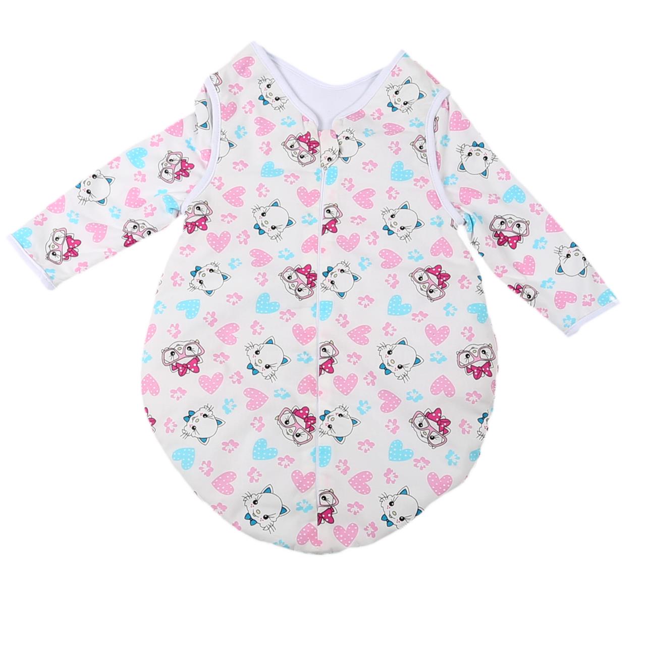 Poza Sac Dormit Alb, Bumbac, Pisica - BL004 [1]