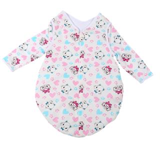 Poza Sac Dormit Alb, Bumbac, Pisica - BL004 [1]