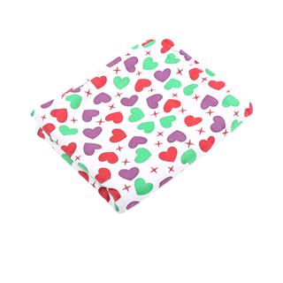 Poza Paturica Alb, Bumbac, 0-18 luni, Inimioare - BL043S [1]