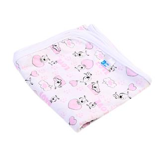 Poza Paturica Primavara - Vara Alb, Bumbac, 0-18 luni, Inimioare - BL082S [1]