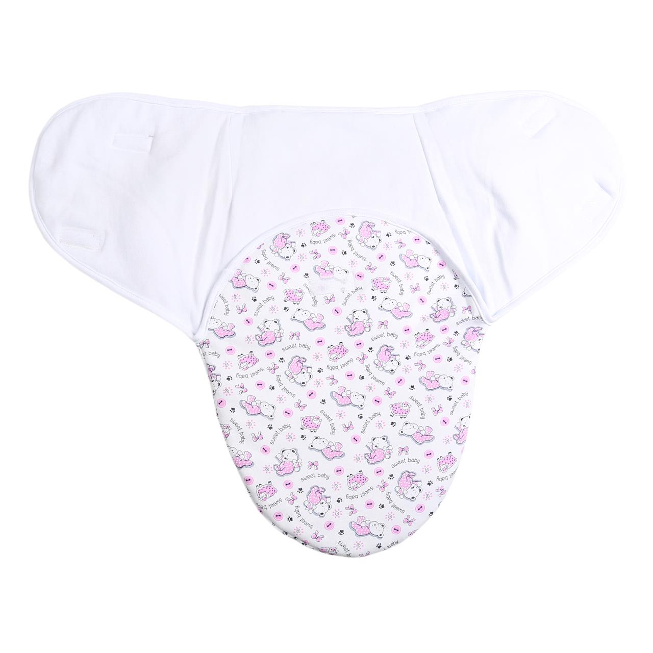 Poza Sistem Infasare Bumbac, Alb/Roz, Ursulet - BL089S [2]