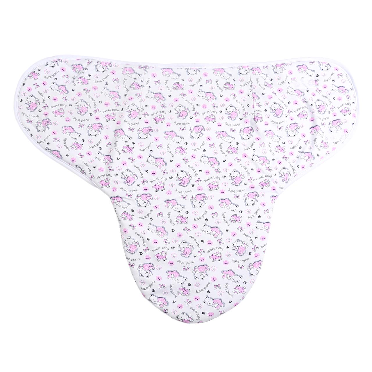 Poza Sistem Infasare Bumbac, Alb/Roz, Ursulet - BL089S [3]