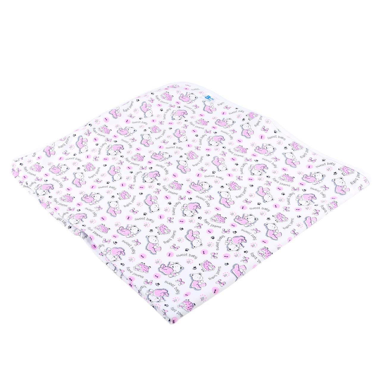 Poza Paturica Alb, Bumbac, 0 +, Ursulet - BL095S [2]