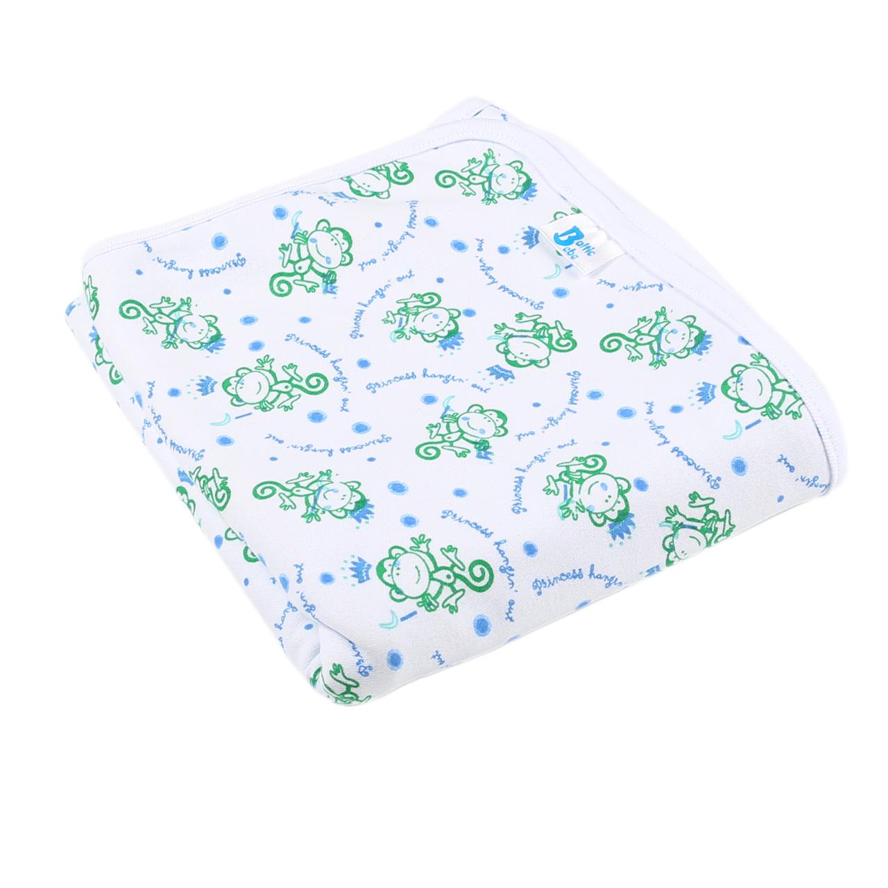 Poza Paturica Alb, Bumbac, 0-18 luni, Animale - BL097 [1]