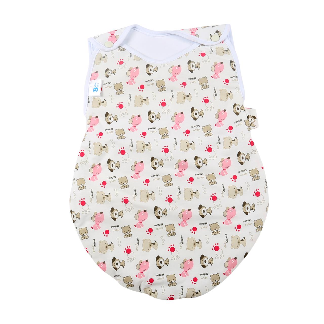 Poza Sac Dormit Primavara - Vara Alb/Roz, Bumbac, Catel - BL150 [1]