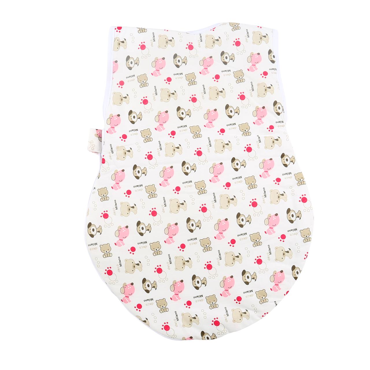 Poza Sac Dormit Primavara - Vara Alb/Roz, Bumbac, Catel - BL150 [2]
