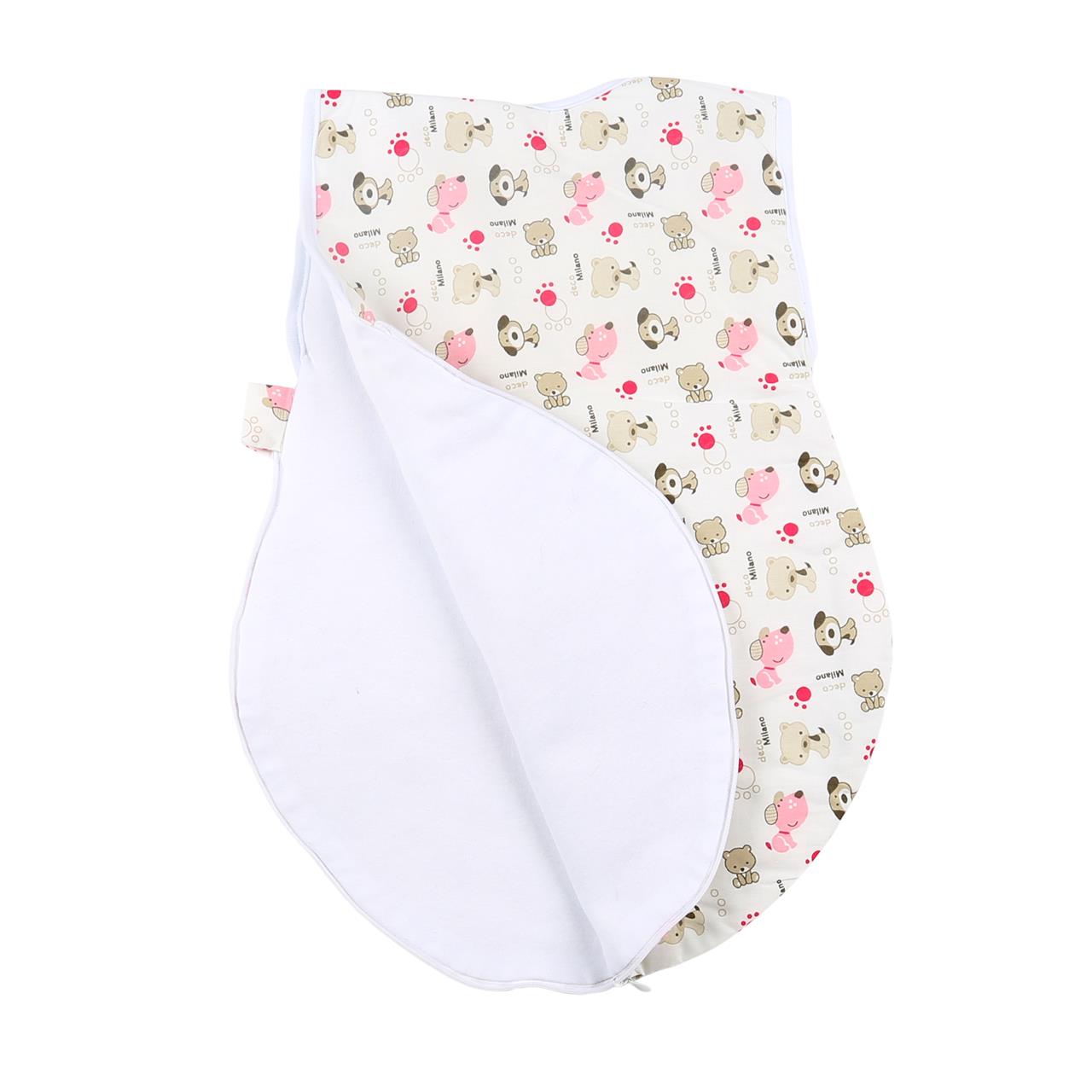 Poza Sac Dormit Primavara - Vara Alb/Roz, Bumbac, Catel - BL150 [3]