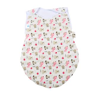 Poza Sac Dormit Primavara - Vara Alb/Roz, Bumbac, Catel - BL150 [1]