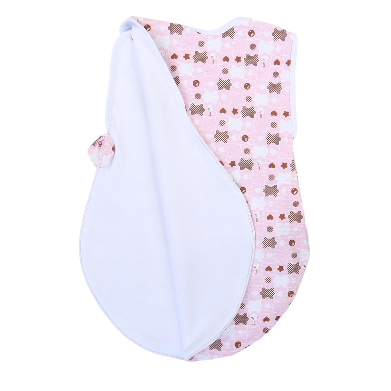 Poza Sac Dormit Primavara - Vara Alb/Roz, Bumbac, Puzzle - BL169 [3]