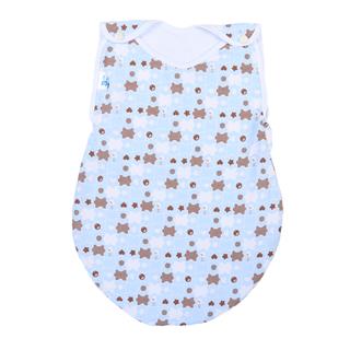 Poza Sac Dormit Primavara - Vara Bleu, Bumbac, Puzzle - BL170 [1]