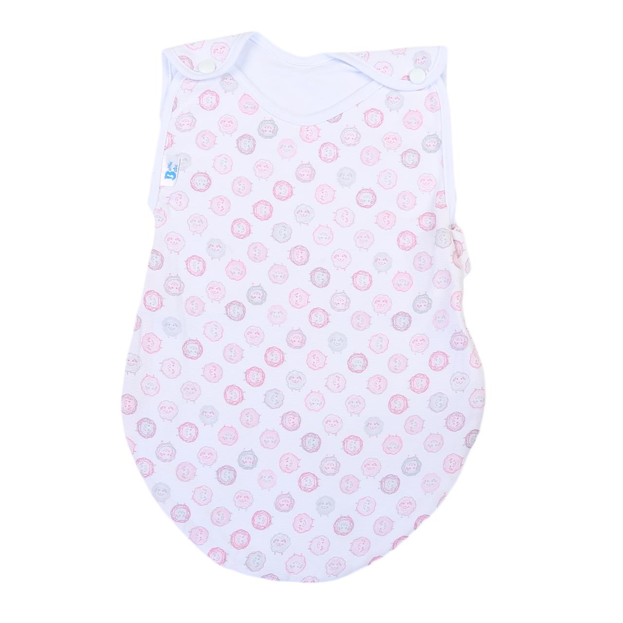 Poza Sac Dormit Primavara - Vara Alb/Roz, Bumbac, Oite - BL172 [1]