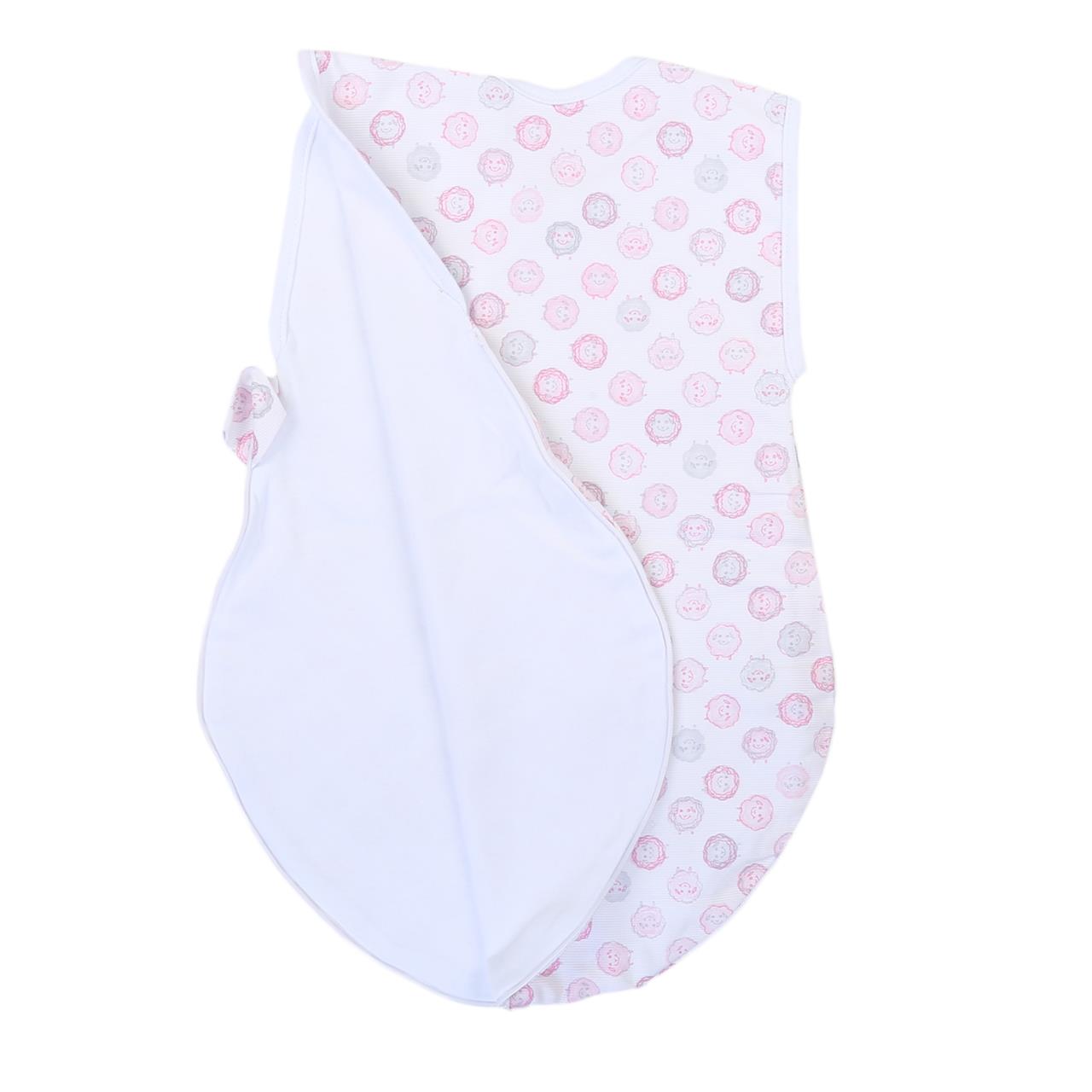 Poza Sac Dormit Primavara - Vara Alb/Roz, Bumbac, Oite - BL172 [3]