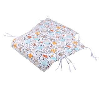 Poza Protectie Patut Alb, Bumbac, 1 x Aparatoare laterala, Desene copii - BL206 [1]