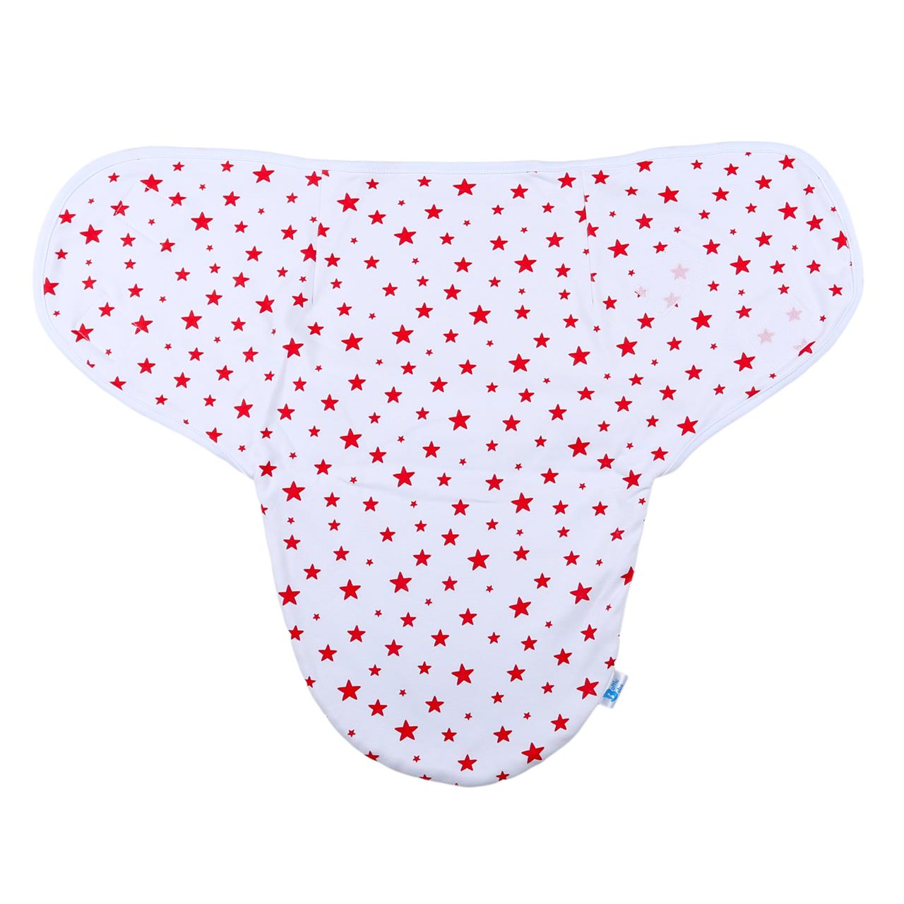 Poza Sistem Infasare Primavara - Vara Bumbac, Alb/Rosu, Stelute - BL217 [3]