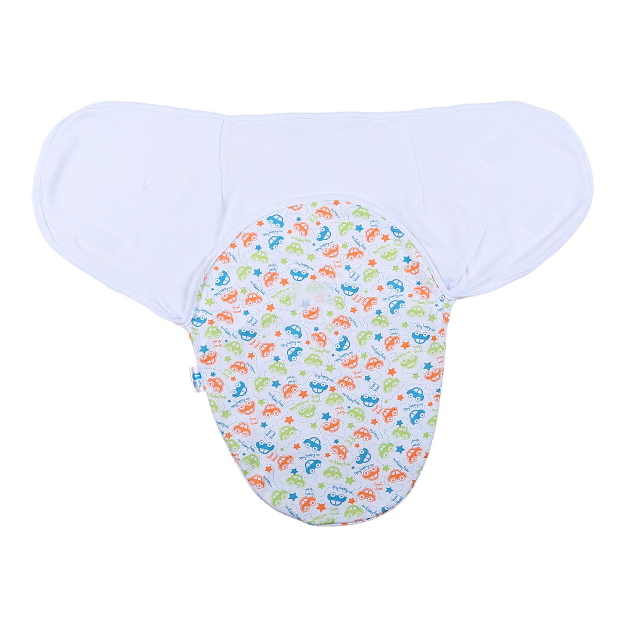 Poza Sistem Infasare Primavara - Vara Bumbac, Alb/Albastru, Masinute - BL218 [2]