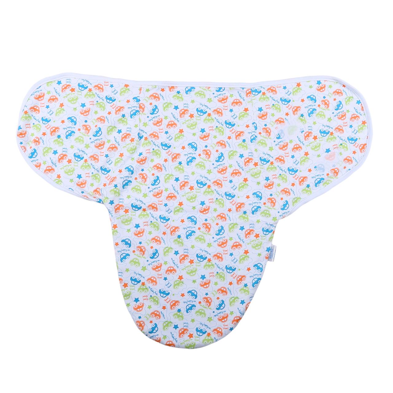 Poza Sistem Infasare Primavara - Vara Bumbac, Alb/Albastru, Masinute - BL218 [3]