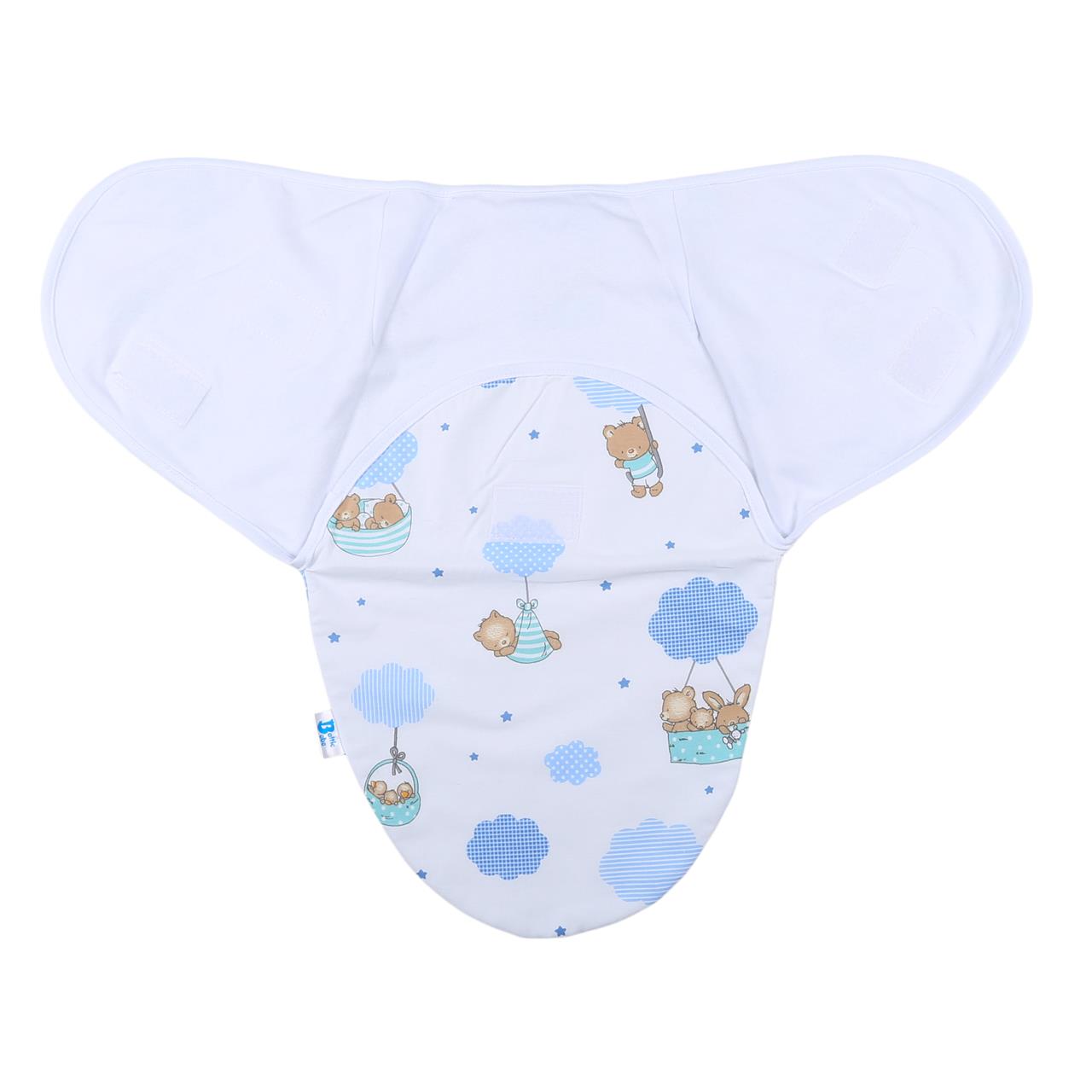 Poza Sistem Infasare Primavara - Vara Bumbac, Alb/Albastru, Ursuleti - BL219 [2]