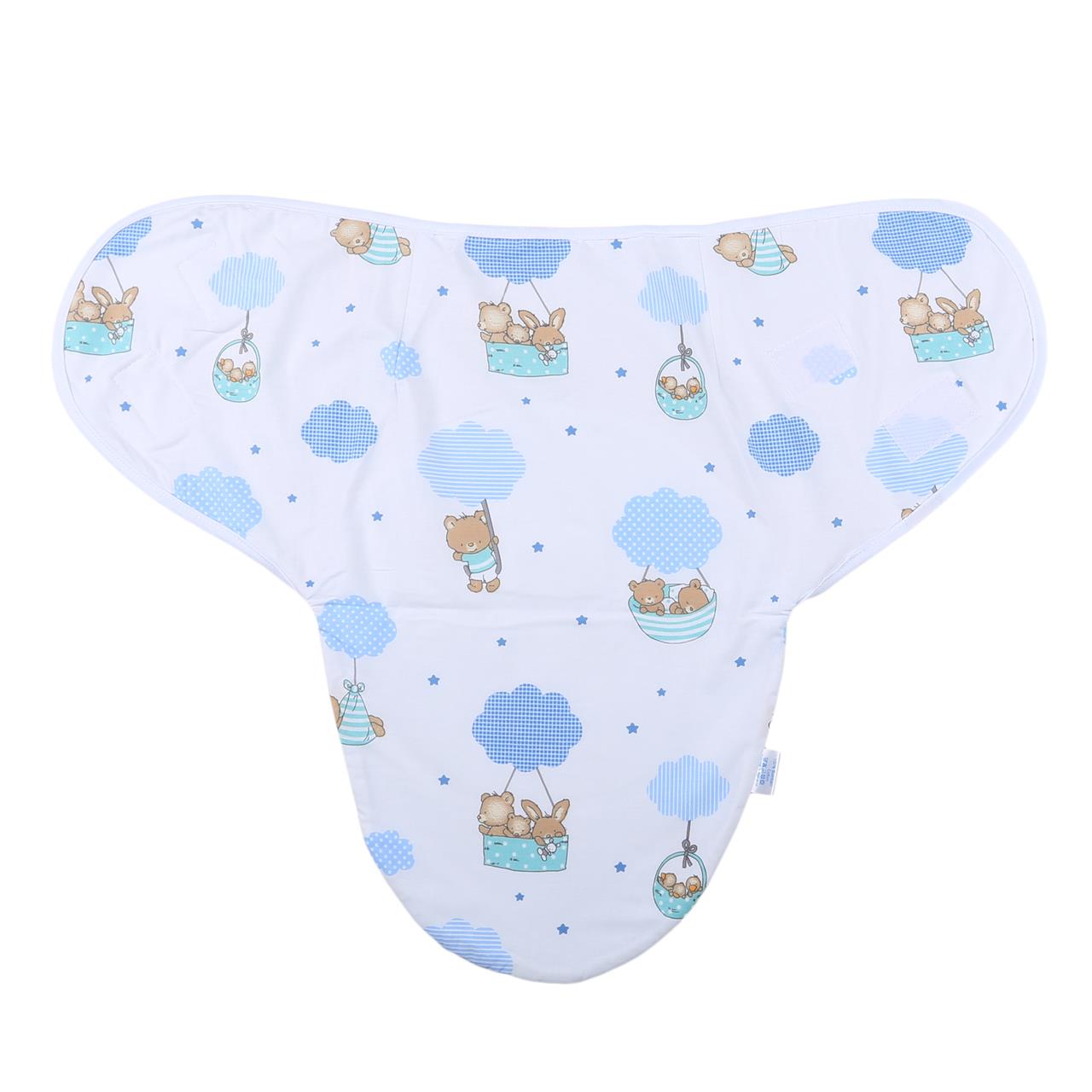 Poza Sistem Infasare Primavara - Vara Bumbac, Alb/Albastru, Ursuleti - BL219 [3]