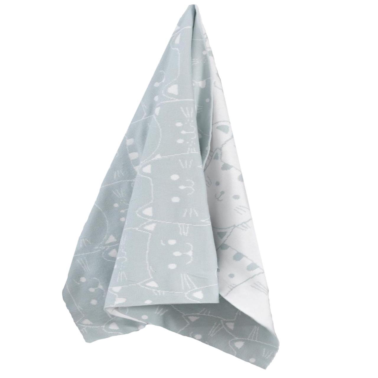 Poza Paturica Verde, Bumbac, 0 +, Pisicuta - BL221 [1]