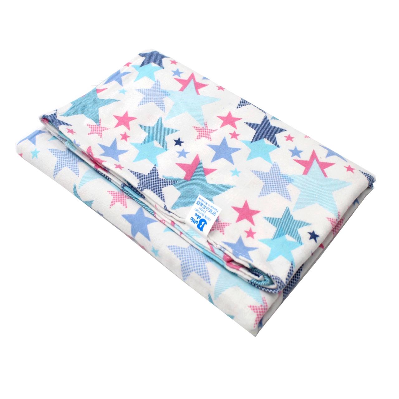 Poza Scutec Bumbac, Refolosibil, Alb/Albastru, Unisex, Stelute - BL227 [1]