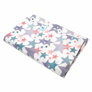 Poza Scutec Bumbac, Refolosibil, Alb/Gri, Unisex, Stelute - BL228 [1]