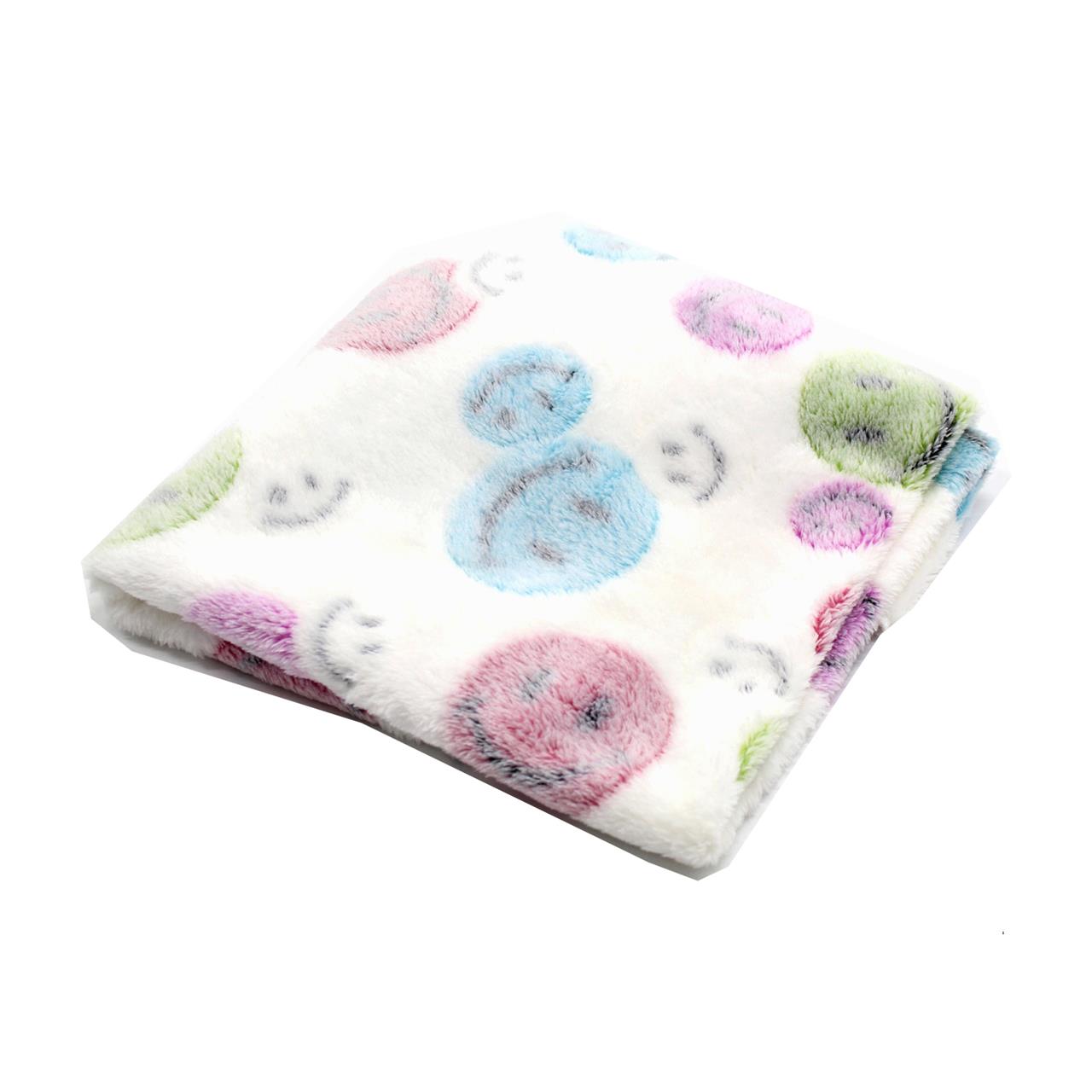 Poza Paturica Alb, Poliester, 0 +, Smiley - BL245 [1]