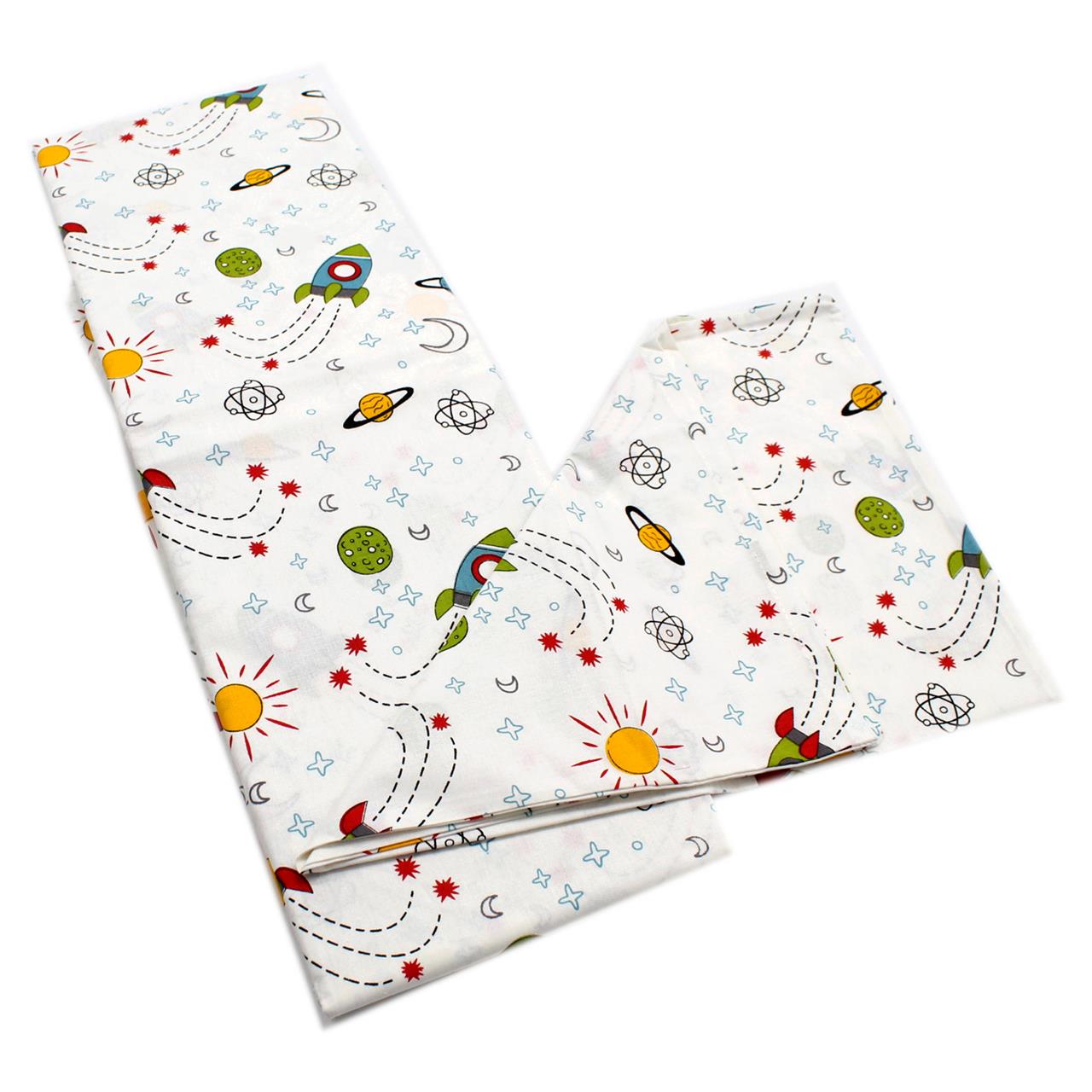 Poza Set Lenjerie Alb/Galben, Bumbac, 1 x Set lenjerie, 2, Baieti, Clone Wars, Capse - BL250 [2]