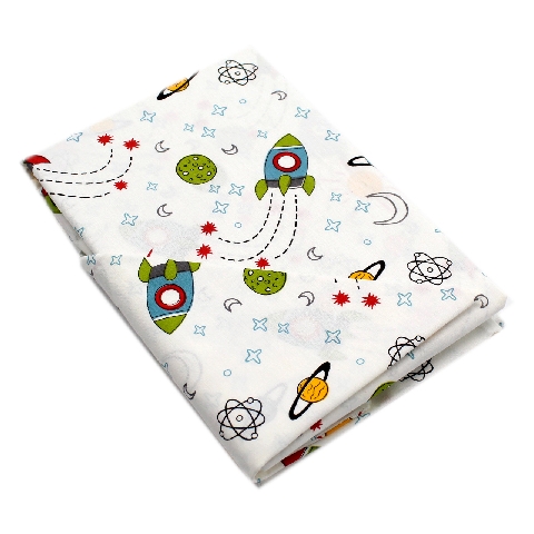 Poza Set Lenjerie Alb/Galben, Bumbac, 1 x Set lenjerie, 2, Baieti, Clone Wars, Capse - BL250 [1]