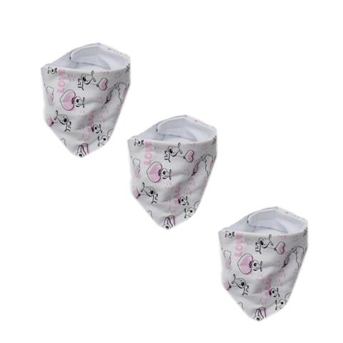 Poza Bavetica Bumbac, Roz, Fete, Catel - BL258 [1]