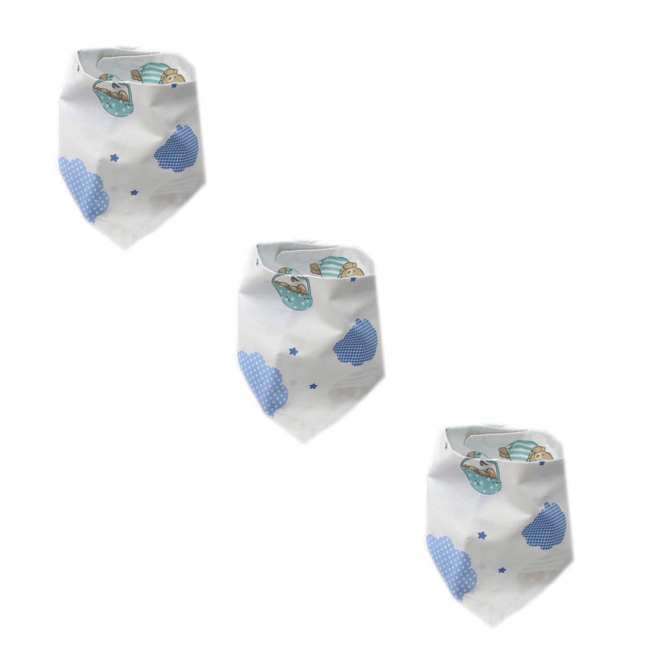 Poza Bavetica Bumbac, Bleu, Baieti, Norisori - BL260 [1]