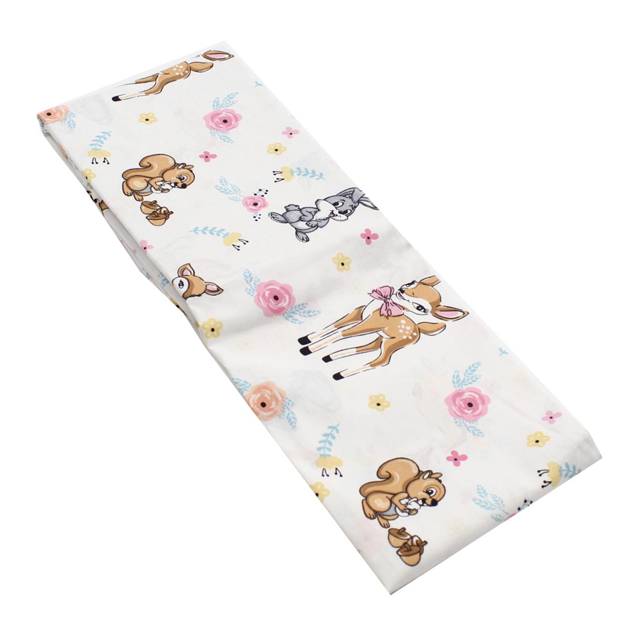 Poza Cearceaf Crem, Bumbac, 1 x Cearceaf, Iepuras, Banda elastica - BL265 [2]