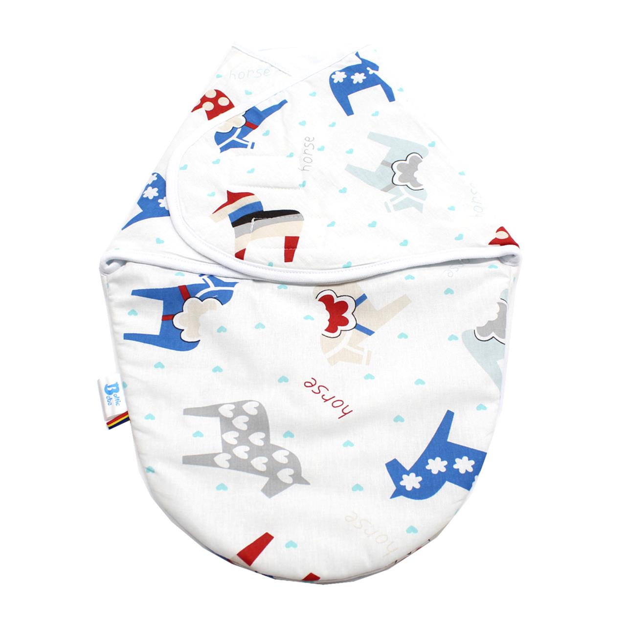 Poza Sistem Infasare Toamna - Iarna Bumbac, Alb/Albastru, Caluti - BL268 [1]