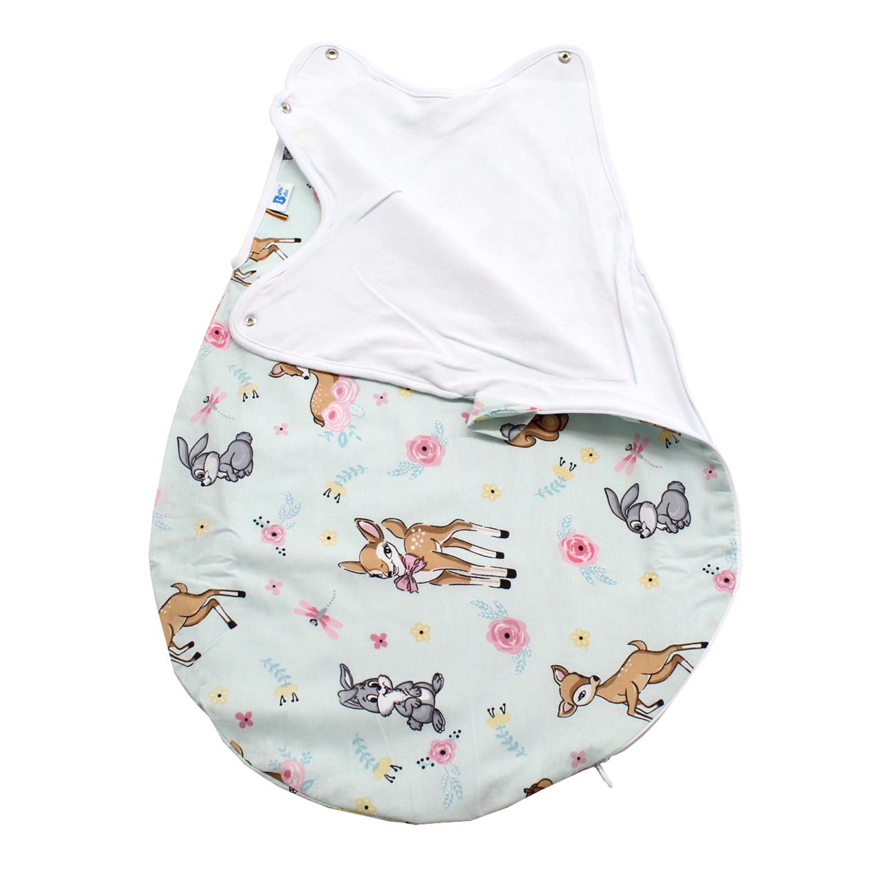 Poza Sac Dormit Primavara - Vara Verde, Bumbac, Caprioare - BL282 [2]