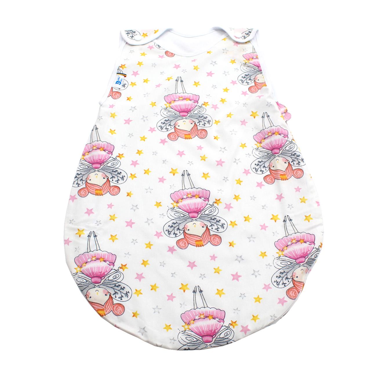 Poza Sac Dormit Primavara - Vara Alb/Roz, Bumbac, Printesa - BL286 [1]