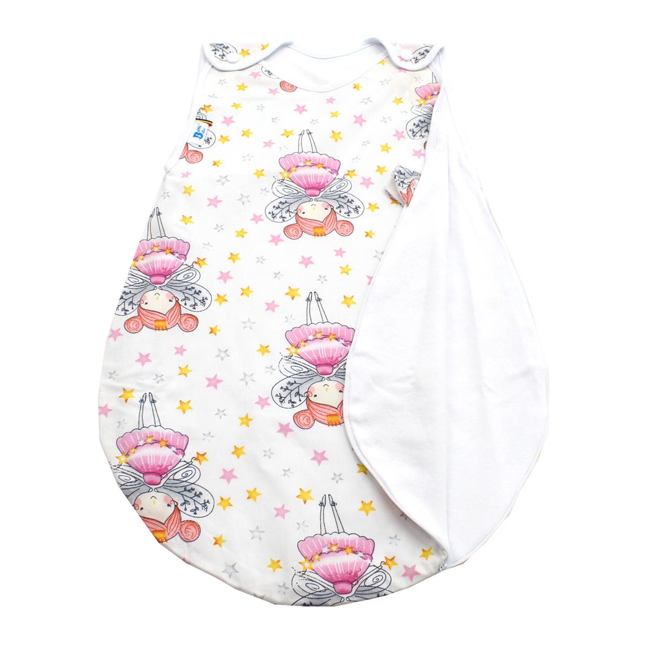 Poza Sac Dormit Primavara - Vara Alb/Roz, Bumbac, Printesa - BL286 [2]