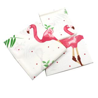 Poza Set Lenjerie Multicolor, Bumbac, 1 x Set lenjerie, 3, Fete, Pasari, Capse - BL287 [1]