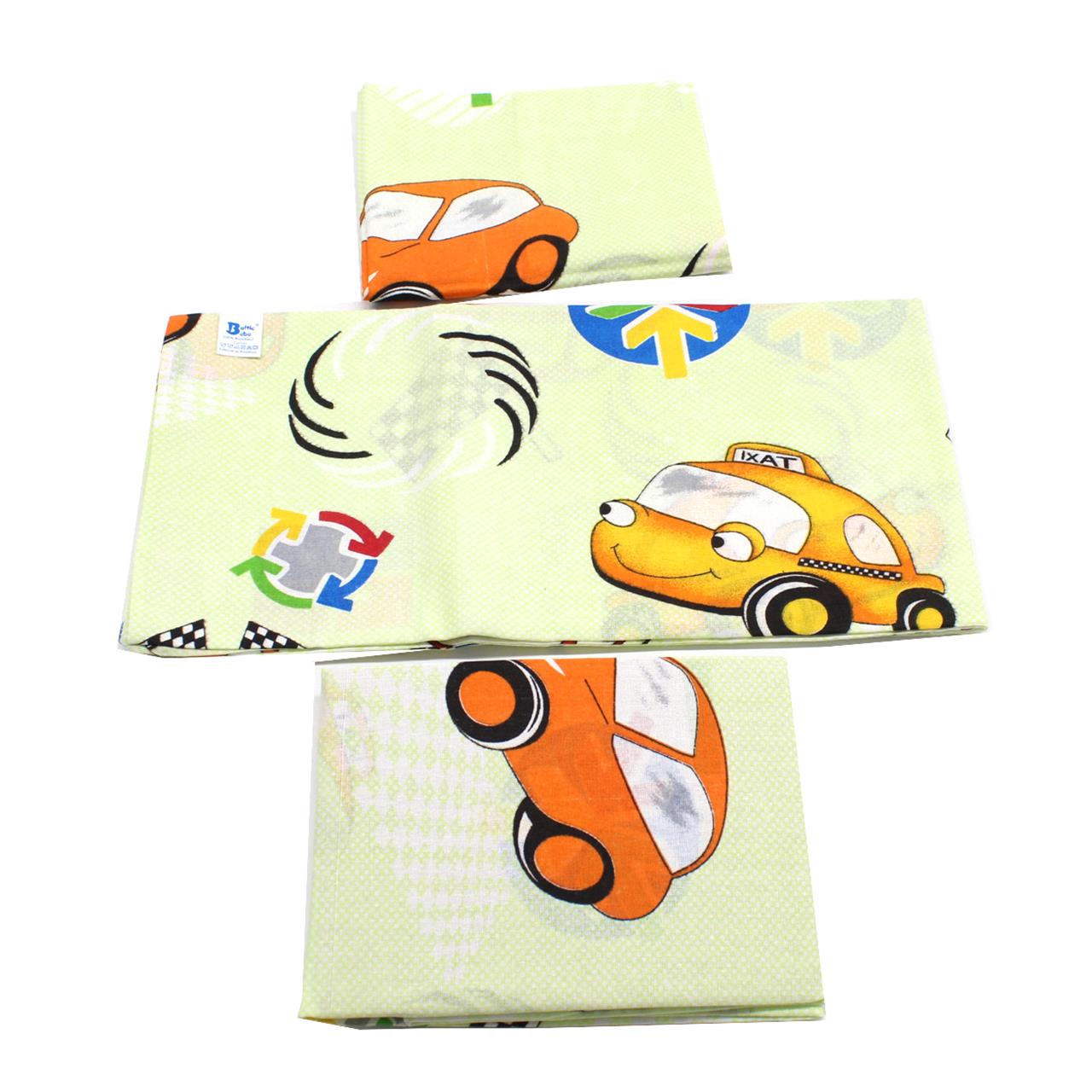 Poza Set Lenjerie Multicolor, Bumbac, 1 x Set lenjerie, 3, Baieti, Masinute, Capse - BL289 [2]