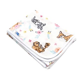 Poza Paturica Alb/Roz, Bumbac, 0 +, Caprioare - BL303 [1]