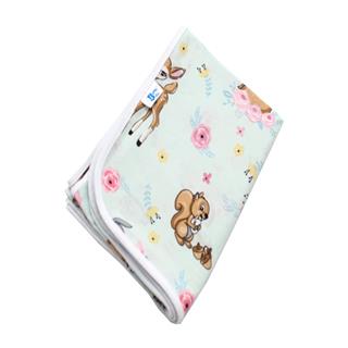 Poza Paturica Multicolor, Bumbac, 0 +, Caprioare - BL304 [1]