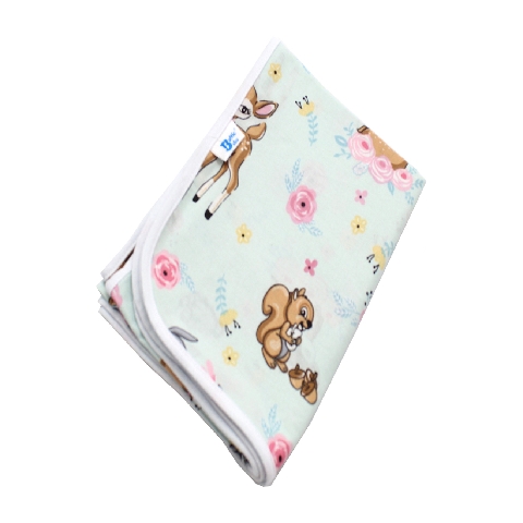 Poza Paturica Multicolor, Bumbac, 0 +, Caprioare - BL304 [1]