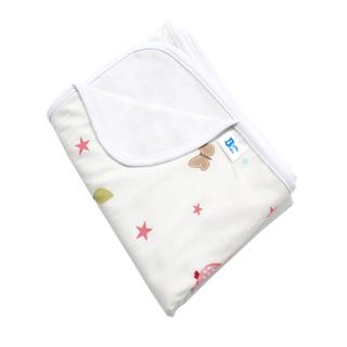 Poza Paturica Alb/Roz, Bumbac, 0 +, Bufnita - BL321 [1]