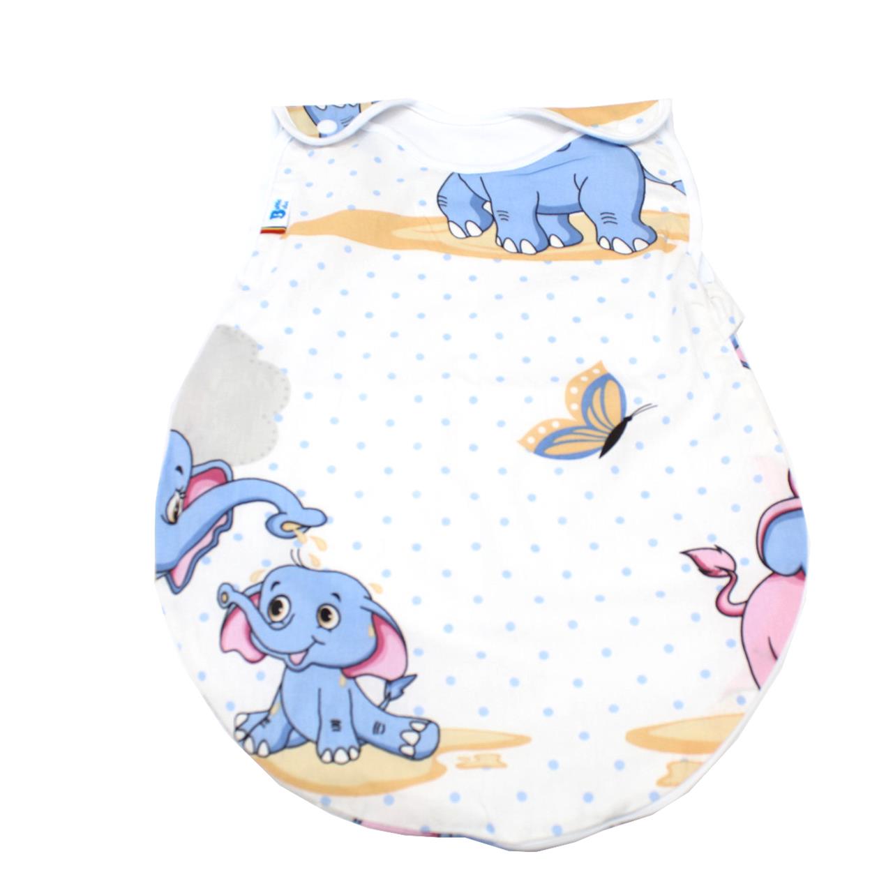 Poza Sac Dormit Multicolor, Bumbac, Elefant - BL327 [1]