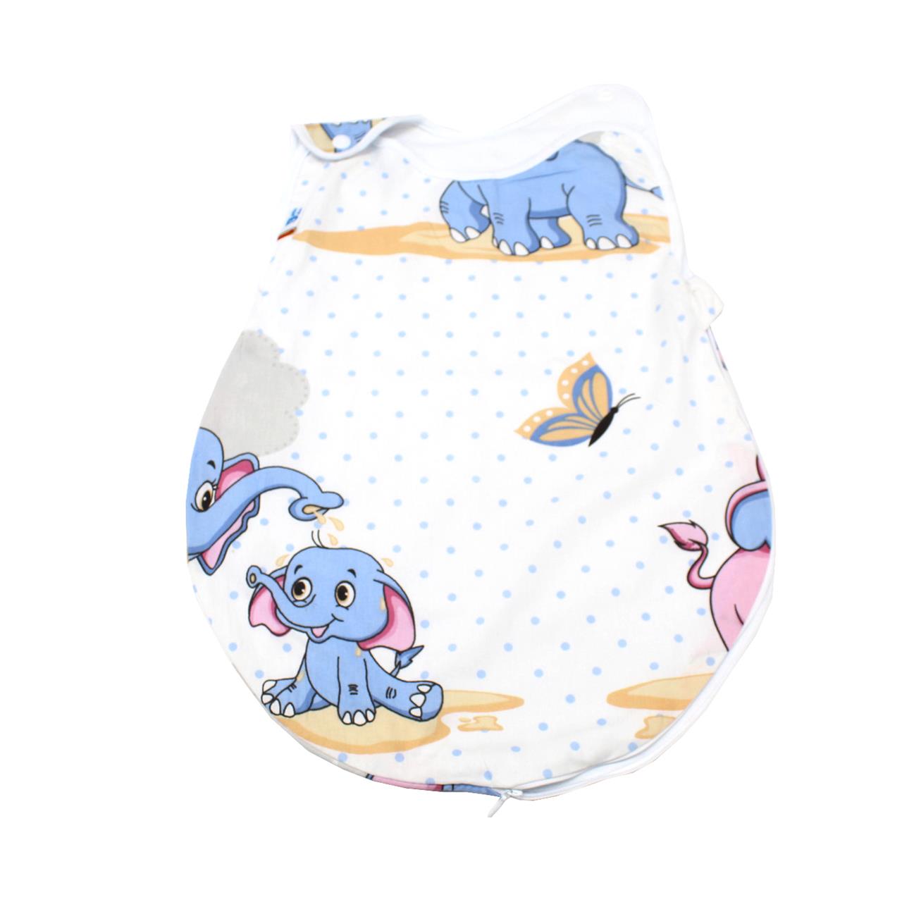Poza Sac Dormit Multicolor, Bumbac, Elefant - BL327 [3]