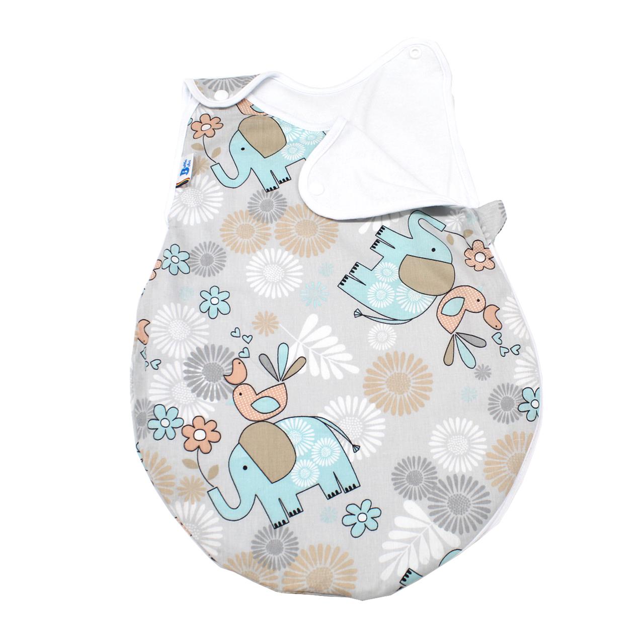 Poza Sac Dormit Multicolor, Bumbac, Elefant - BL328 [2]
