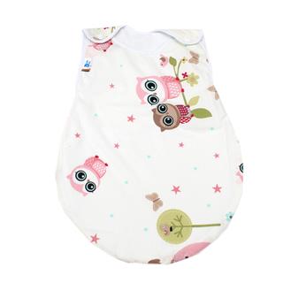Poza Sac Dormit Alb/Roz, Bumbac, Bufnita - BL331 [1]
