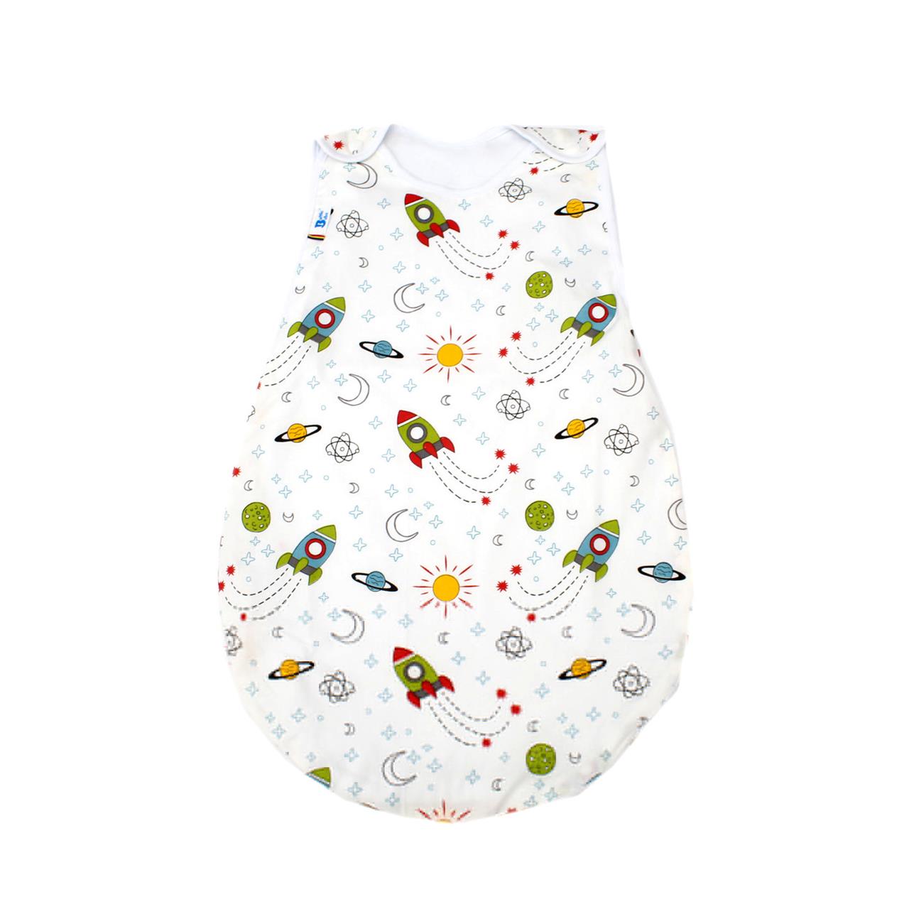 Poza Sac Dormit Multicolor, Bumbac, Planete - BL332 [1]